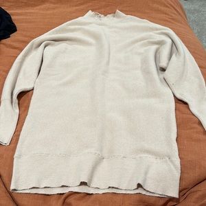 Light pink sweater dress